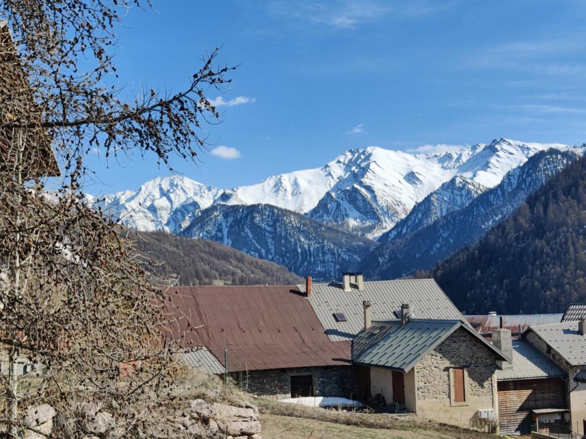 Chalet Ailleurs Appartement A Molines En Queyras Екстер'єр фото